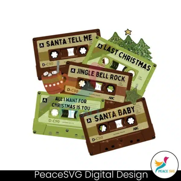 santa-tell-me-christmas-cassettes-songs-png