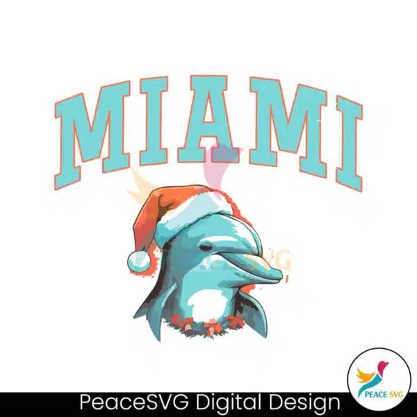 christmas-miami-dolphins-svg-cricut-digital-download