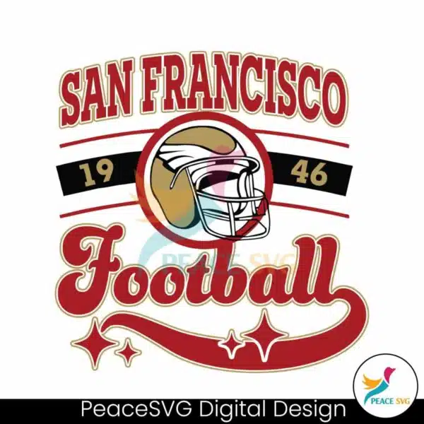 san-francisco-football-1946-helmet-svg