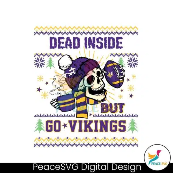 funny-skull-dead-inside-but-go-vikings-football-svg