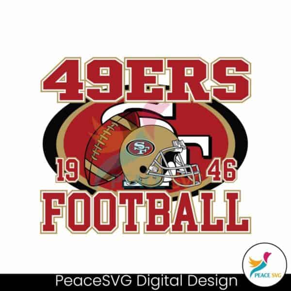 vintage-49ers-football-helmet-svg-digital-download