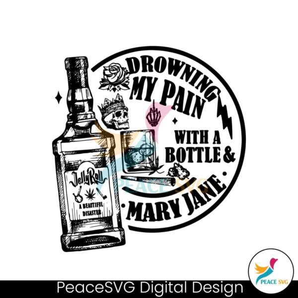 jelly-roll-drowning-my-pain-svg