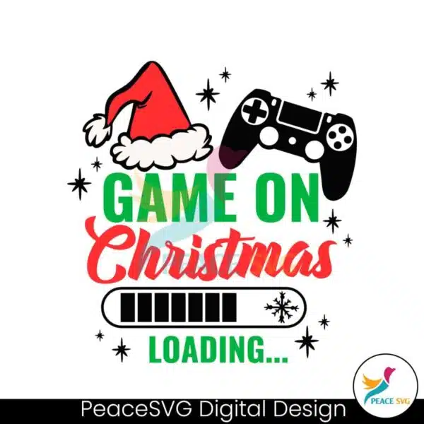 game-on-christmas-loading-svg