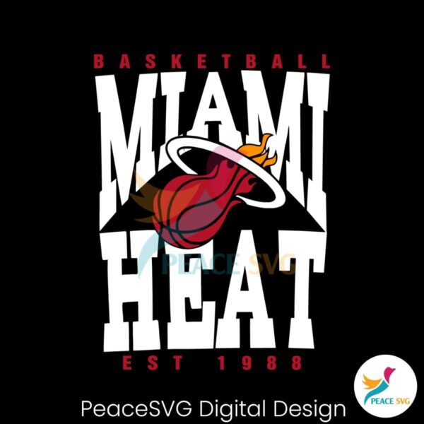 miami-heat-basketball-est-1988-svg-digital-download