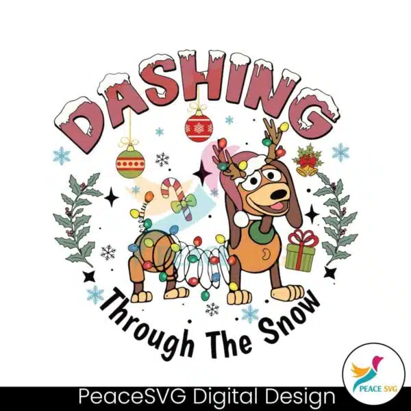 dashing-through-the-snow-slinky-dog-svg