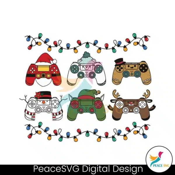 game-controller-christmas-playstations-svg