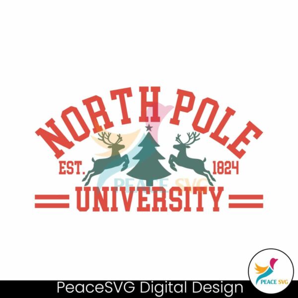 north-pole-university-christmas-collage-svg