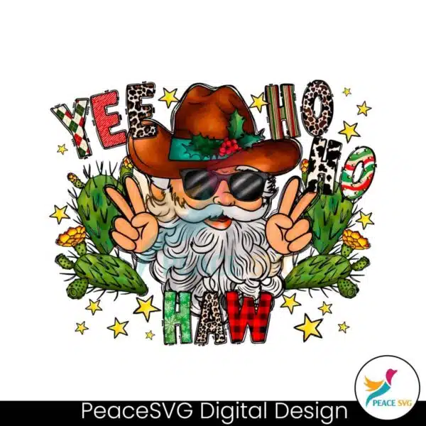 yee-ho-ho-haw-santa-cowboy-png