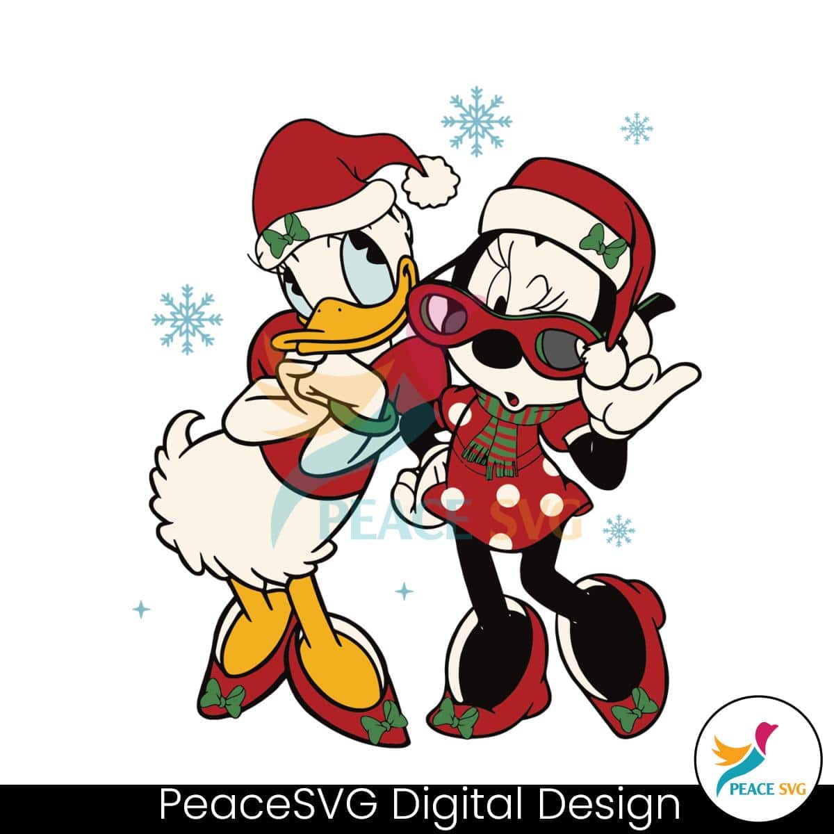 minnie-and-daisy-christmas-svg
