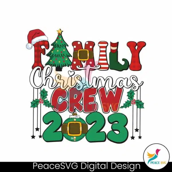 retro-family-christmas-crew-2023-svg