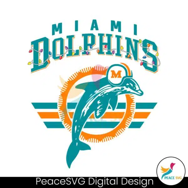 miami-dolphins-christmas-light-svg-digital-download