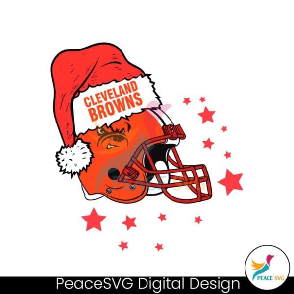 cleveland-browns-helmet-santa-hat-svg