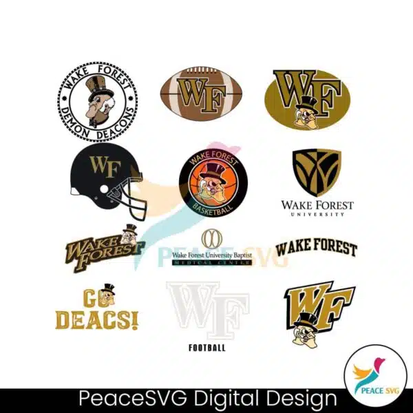 wake-forest-university-logo-svg-bundle