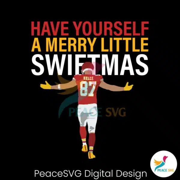 travis-kelce-a-merry-little-swiftmas-svg