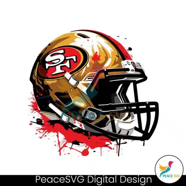 vintage-san-francisco-49ers-helmet-svg