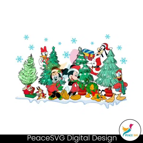 mickey-and-friends-disney-christmas-tree-png