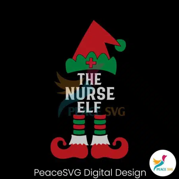 funny-the-nurse-elf-christmas-svg