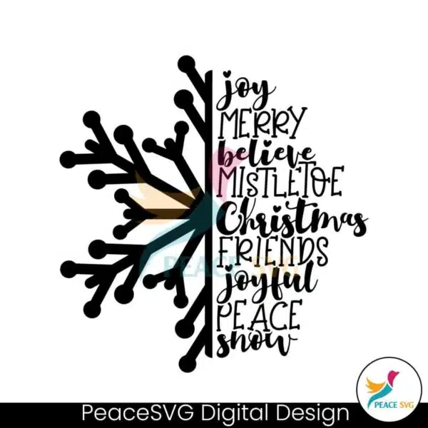 snowflake-joy-merry-believe-mistletoe-svg