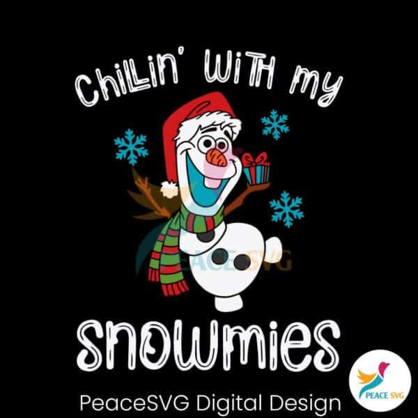 olaf-santa-chillin-with-my-snowmies-svg
