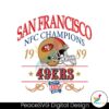 san-francisco-49ers-nfc-champions-1989-svg