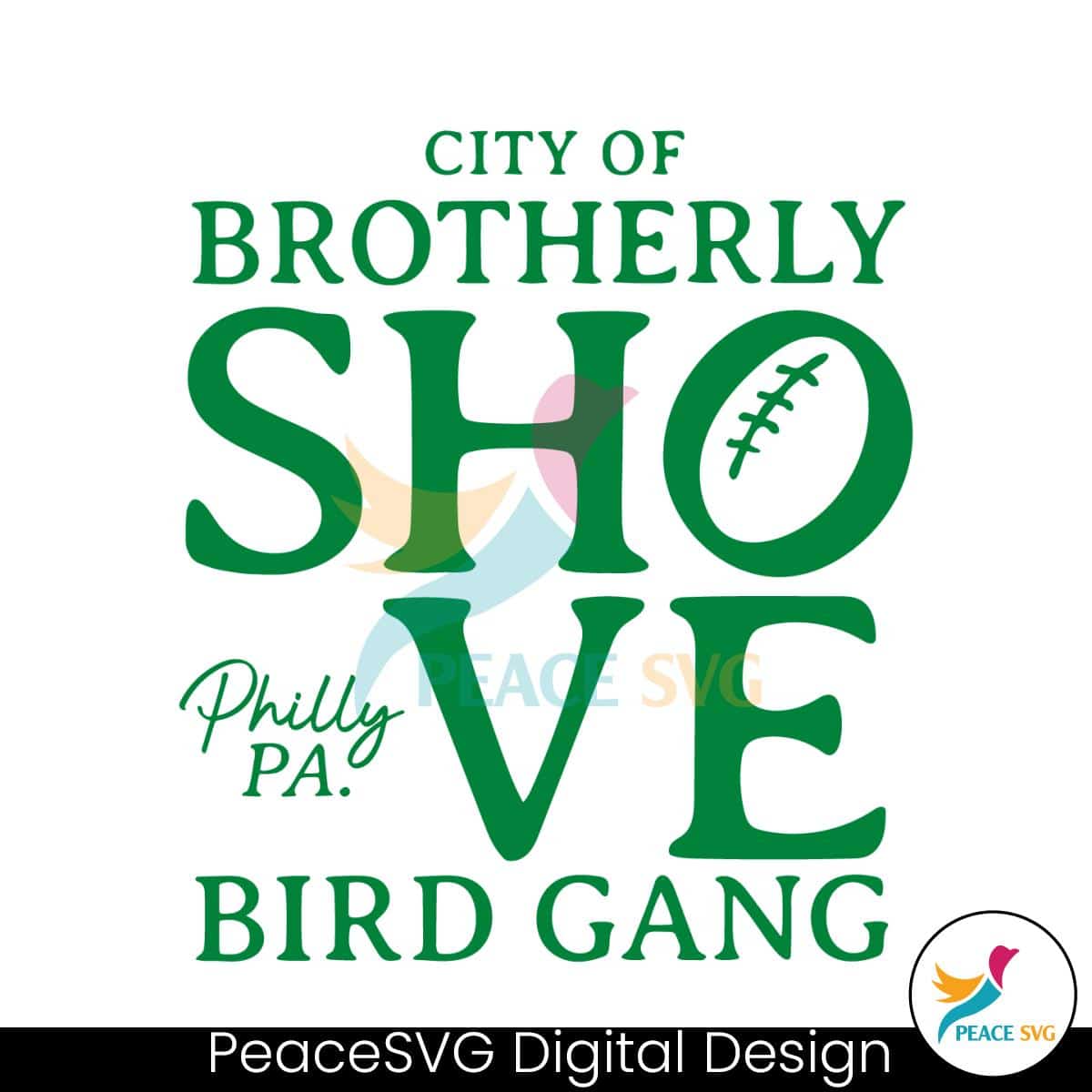 City Of Brotherly Shove Bird Gang SVG Files for Cricut » PeaceSVG