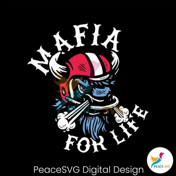 retro-mafia-for-life-nfl-football-svg