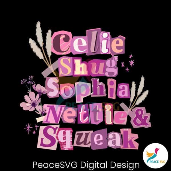 celie-shug-sophia-nettie-and-squeak-png
