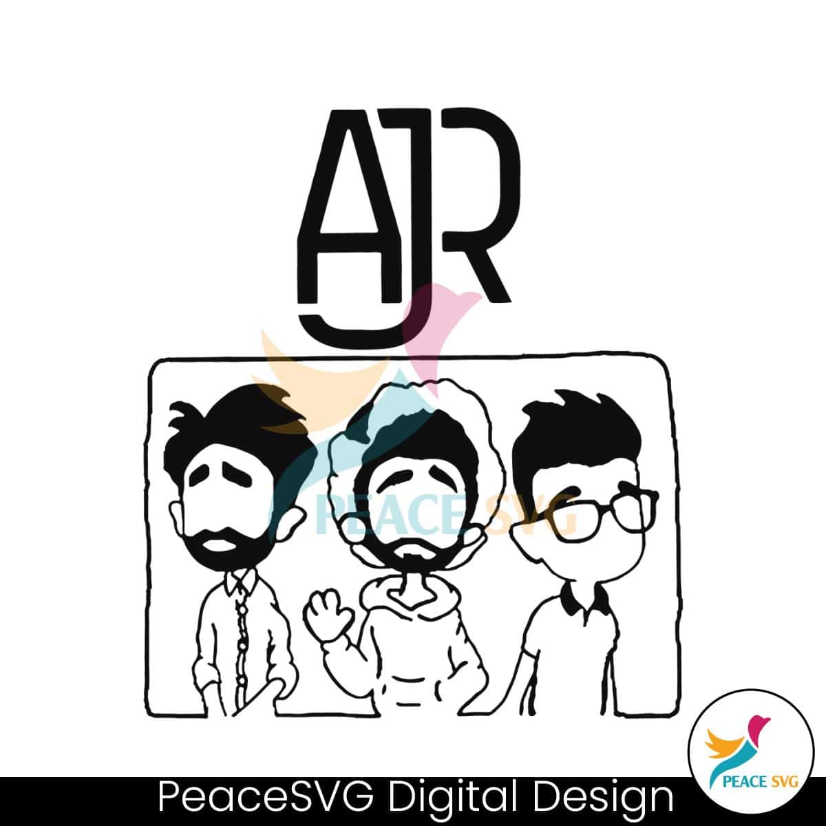 ajr-band-member-the-click-album-svg