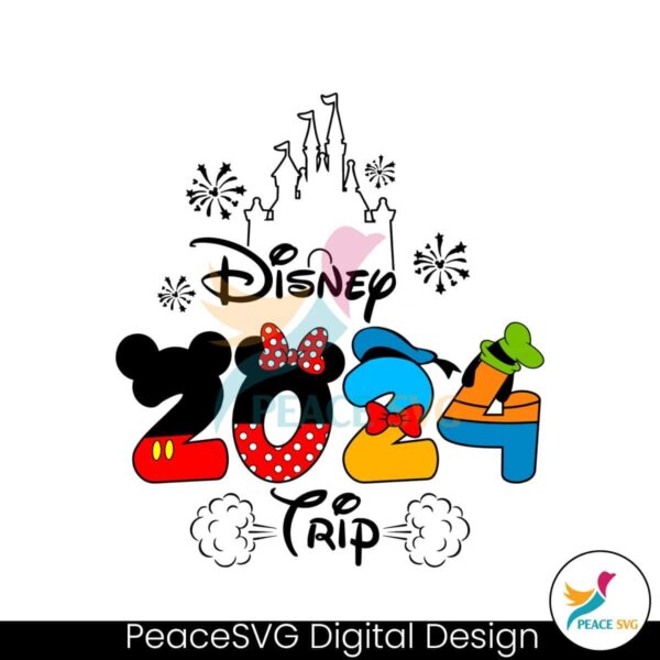 Disney 2024 Trip Magic Castle SVG » PeaceSVG