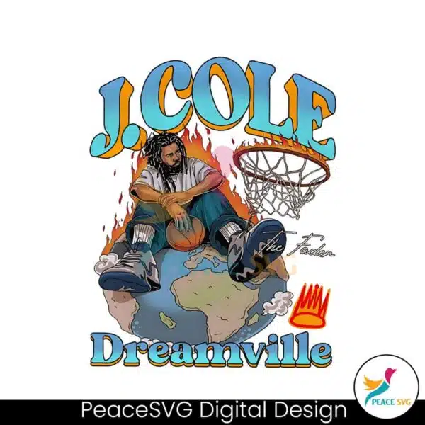 vintage-j-cole-dreamville-hip-hop-rap-png