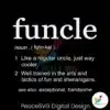 funcle-definition-uncle-to-be-svg