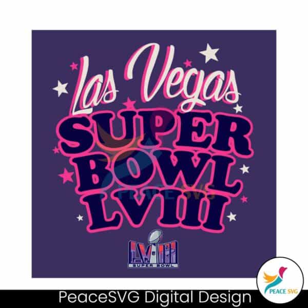 Las Vegas Super Bowl LVIII Logo SVG » PeaceSVG