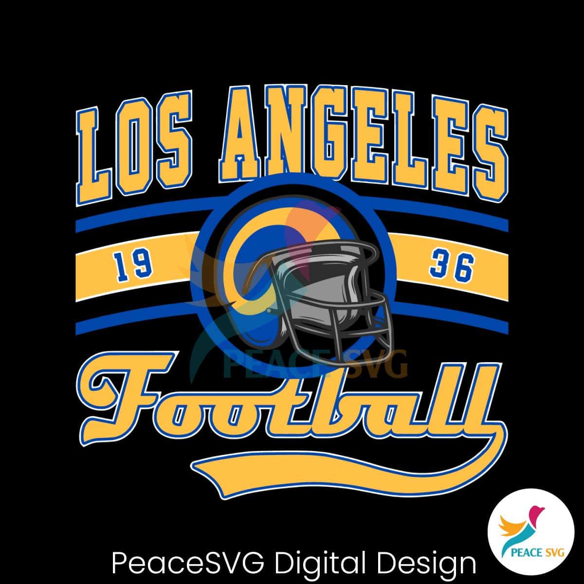 los-angeles-football-est-1936-nfl-svg