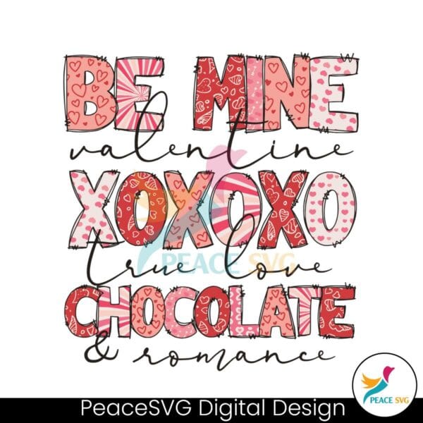 be-mine-valentine-xoxoxo-true-love-svg