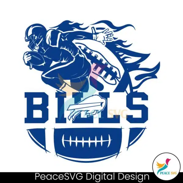 buffalo-bills-1960-player-football-svg-digital-download