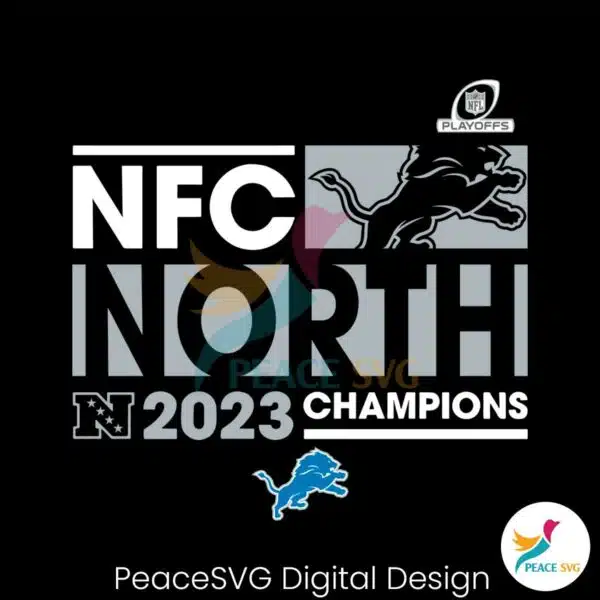 nfc-north-2023-champions-detroit-lions-svg