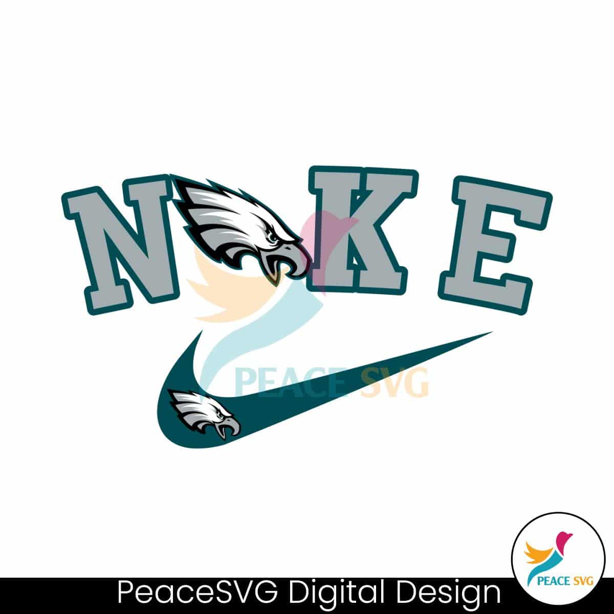 Nike Logo Philadelphia Eagles Svg Digital Download Peacesvg