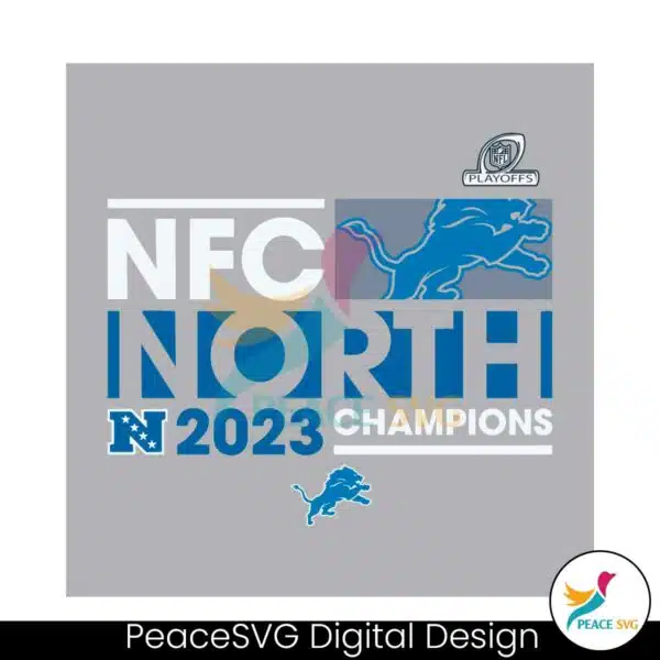 detroit-lions-2023-nfc-north-division-champions-svg