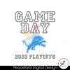 game-day-detroit-lions-2023-playoffs-svg
