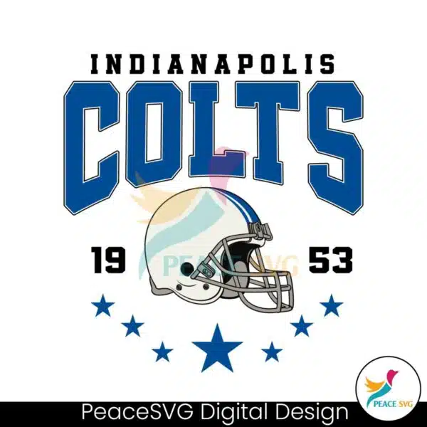 indianapolis-colts-1953-football-svg