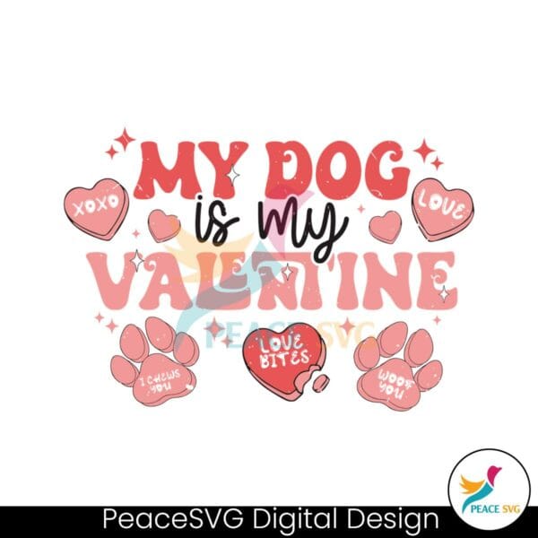 groovy-my-dog-is-my-valentine-svg