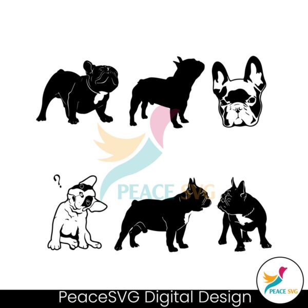 french-bulldog-silhouette-svg-bundle