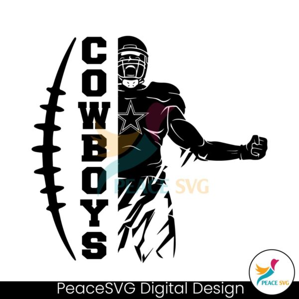 cowboys-football-player-svg-digital-download