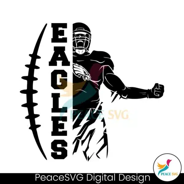 eagles-football-player-svg-digital-download