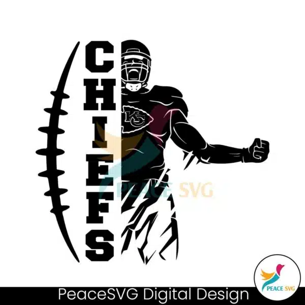 chiefs-football-player-svg-digital-download