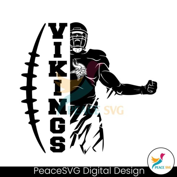 vikings-football-player-svg-digital-download