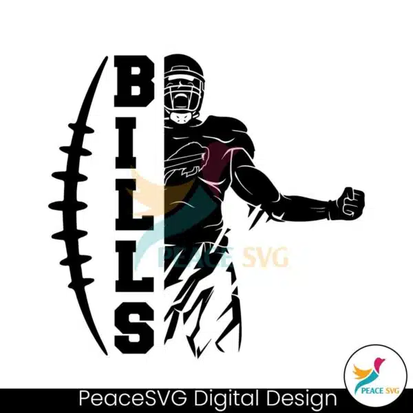 bills-football-player-svg-digital-download