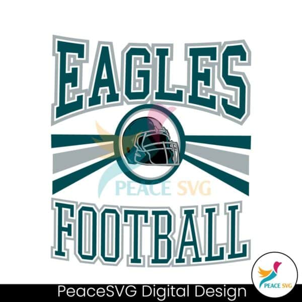 retro-eagles-football-helmet-svg-digital-download