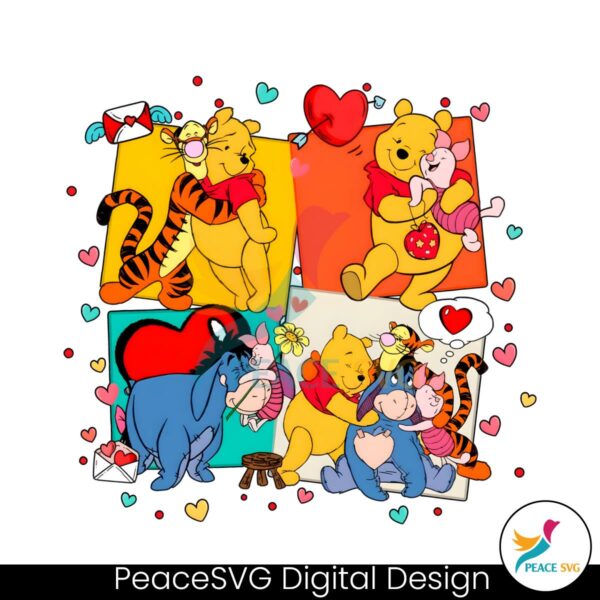 pooh-bear-and-friend-valentines-day-png