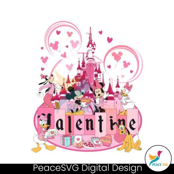 mickey-and-friends-valentine-castle-png
